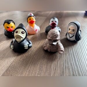 Set of Halloween Themed Rubber Ducks for Jeeps